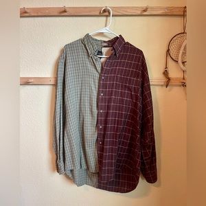 Urban Outfitters Renewal Spliced Button Down Flannel